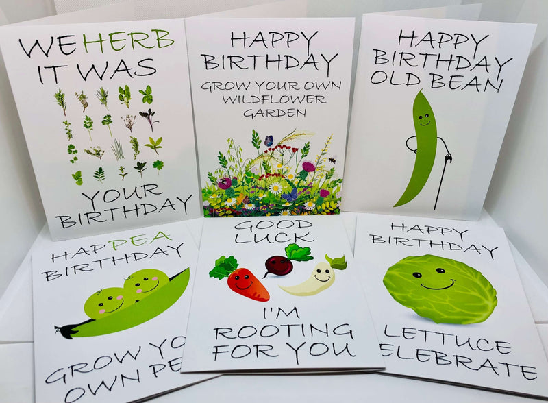 Seed birthday cards